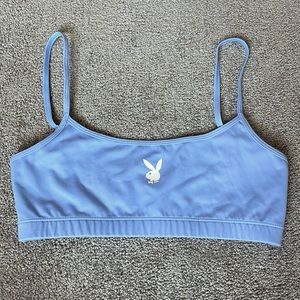 Playboy light blue bralette